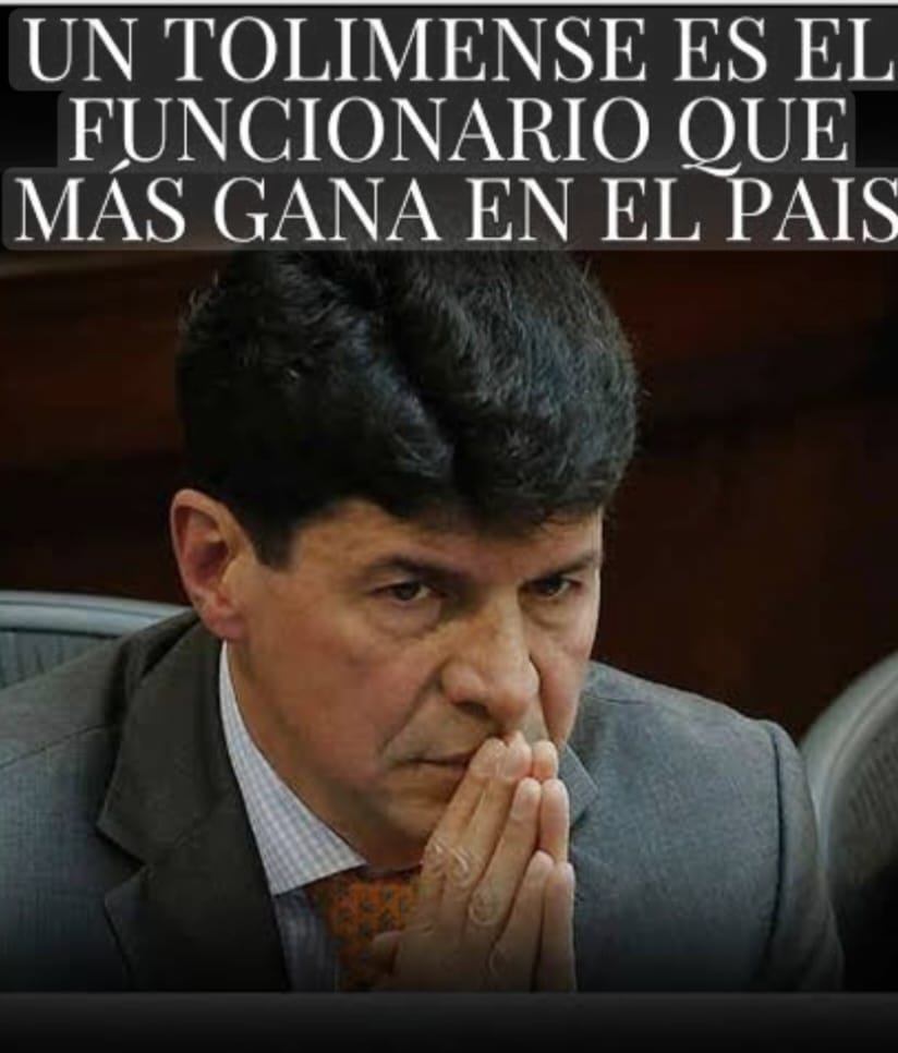 "De Rovira para el cielo: El funcionario tolimense que gana 135 millones de pesos al mes"